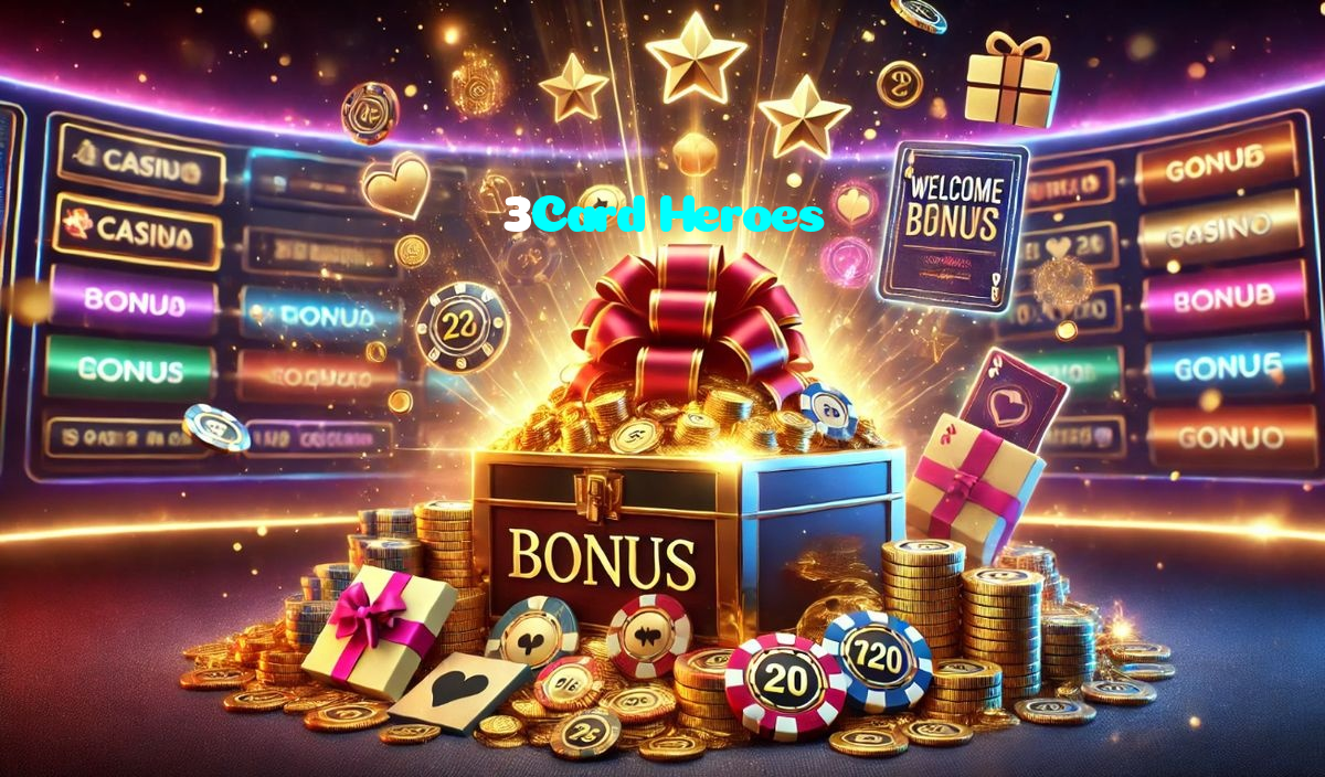available types of 3Card Heroes bet including pre-match live express and system bets